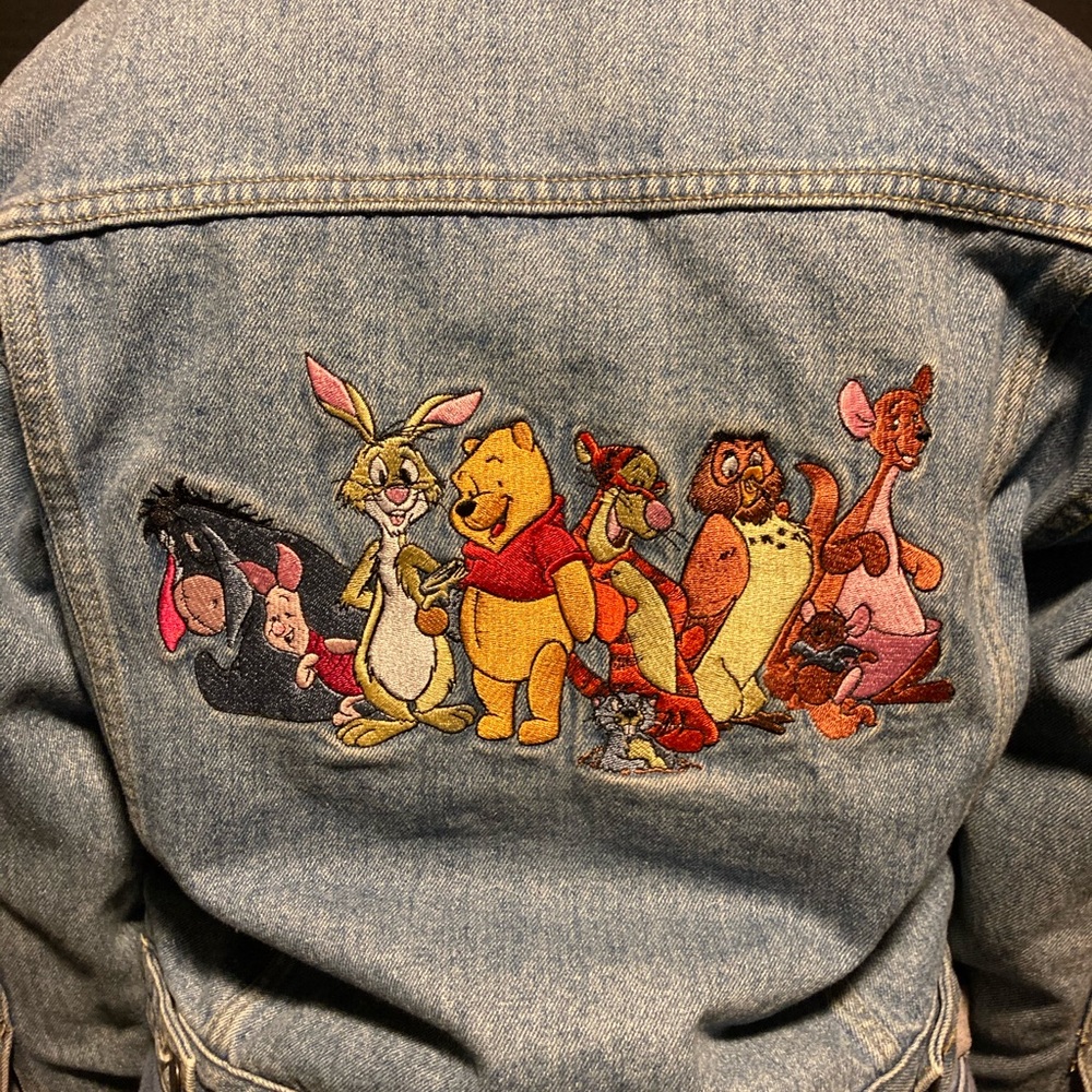 Disney denim jacket w/ Winnie the Pooh and Friends